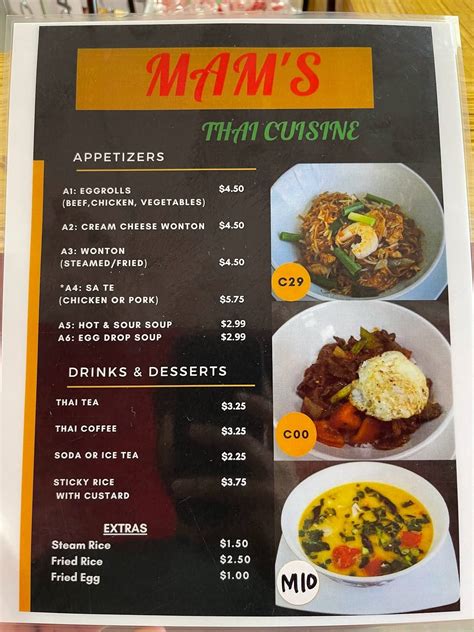 mama thai restaurant lubbock.